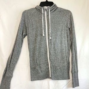 Heather Gray Jacket Hoodie